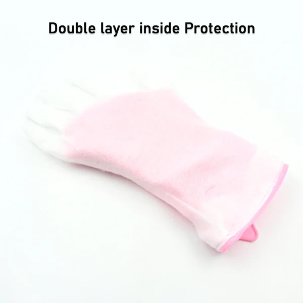 DISHWASHING GLOVES WITH SCRUBBER